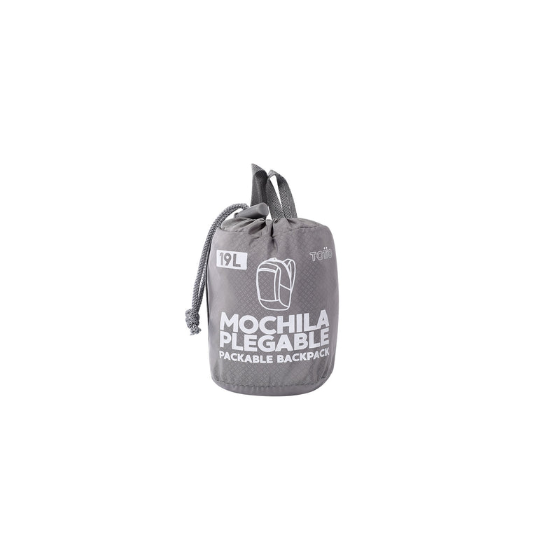 Mochila plegable Troker Gris