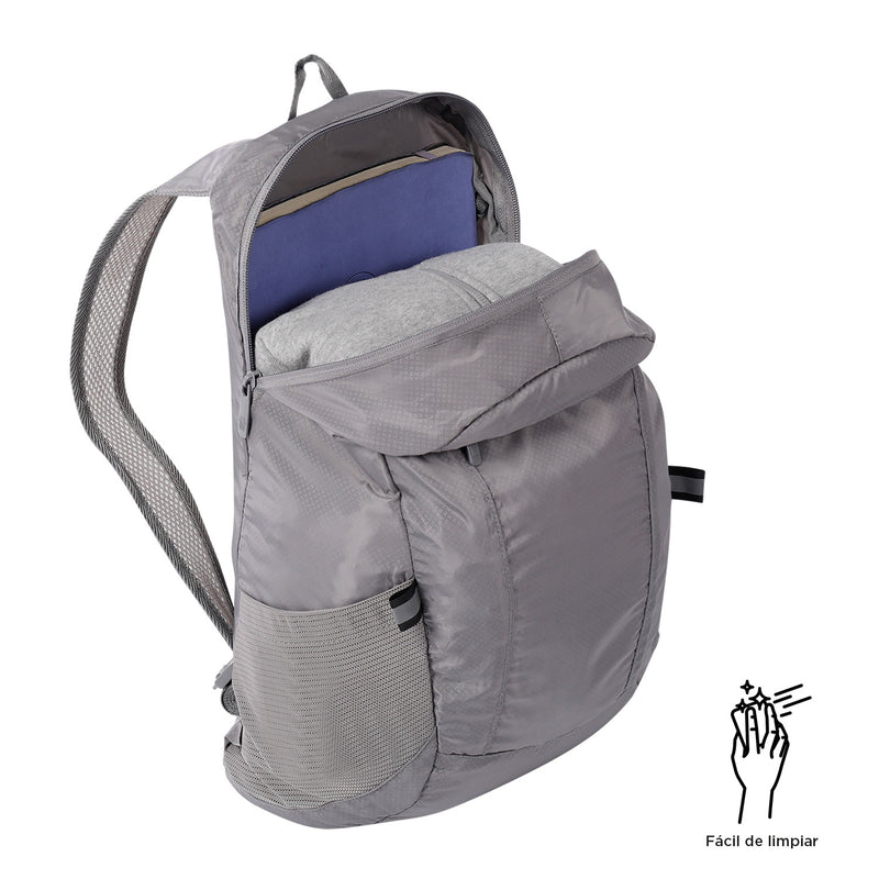 Mochila plegable Troker Gris