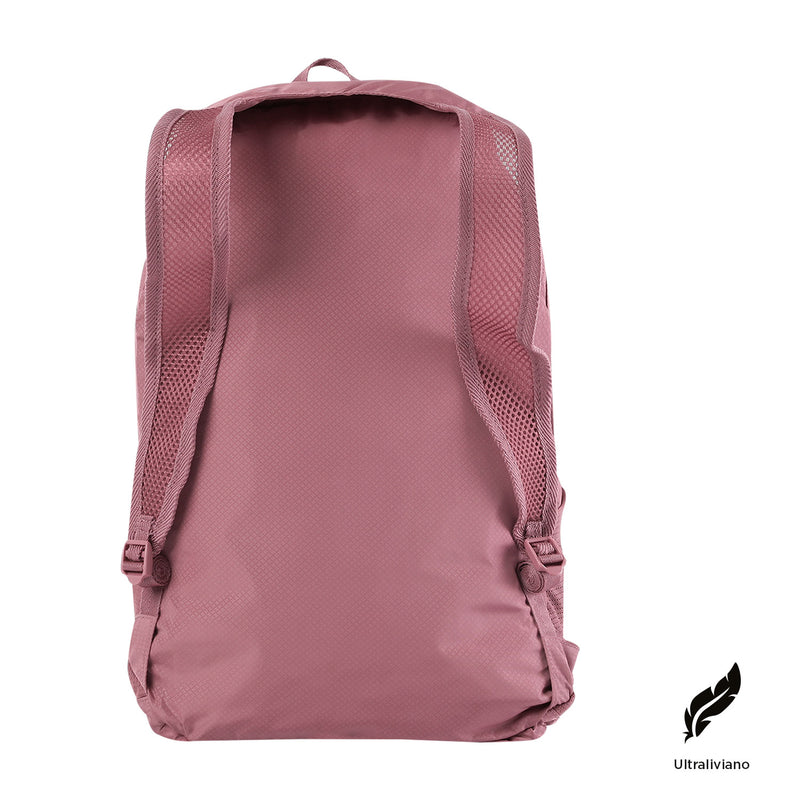 Mochila plegable Troker Rosado