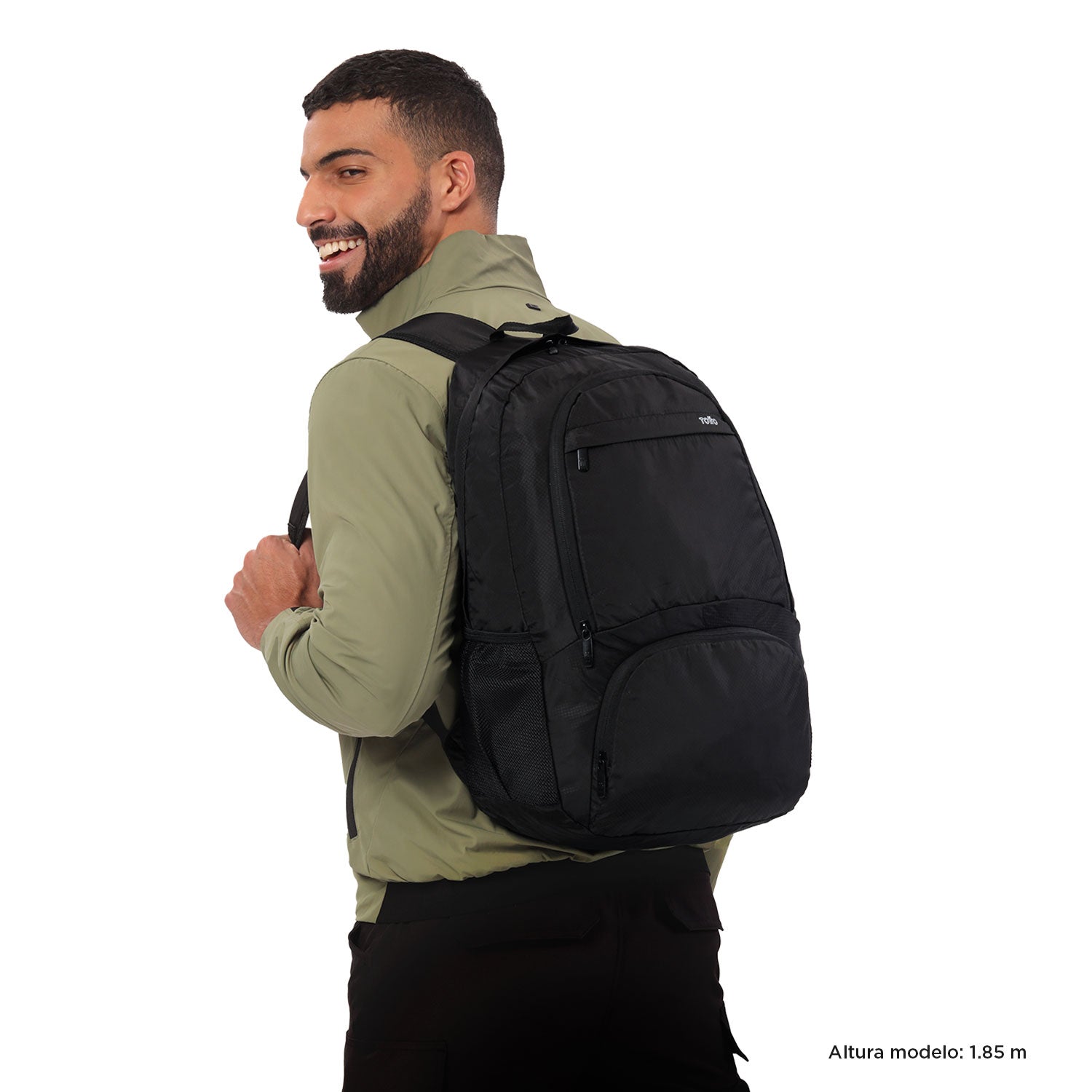 Mochila Plegable Syncro L - Color: Negro