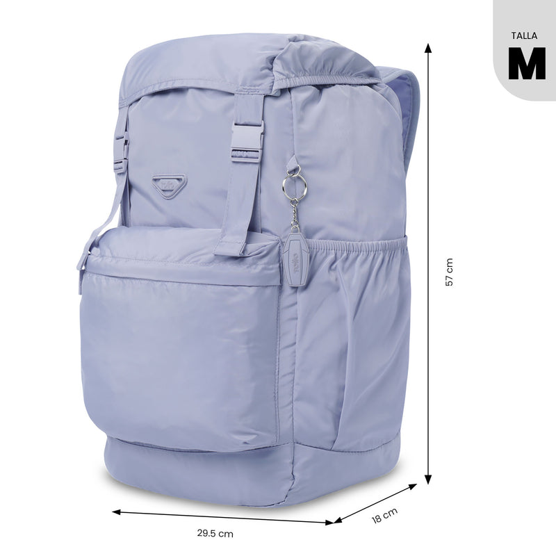 Morral Plegable de Viaje Collapse 30 Mediano Morado