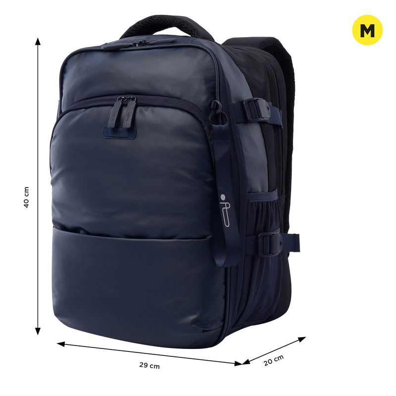 Mochila de viaje mediano trip Azul