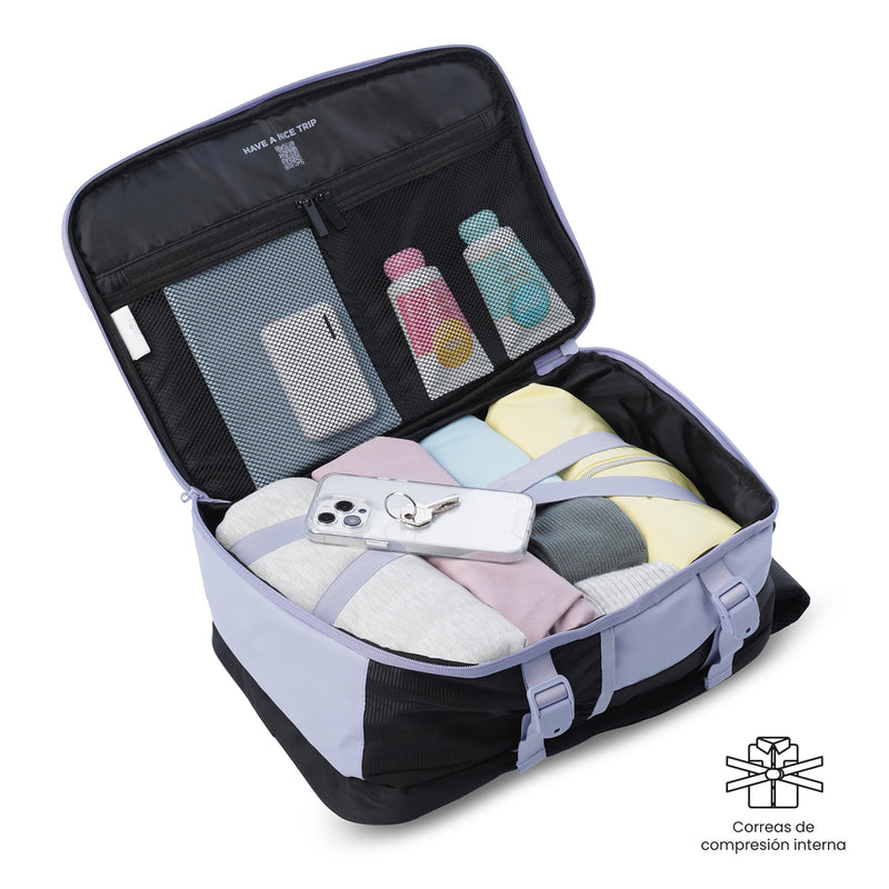 Morral Viajero Mediano Trip Morado