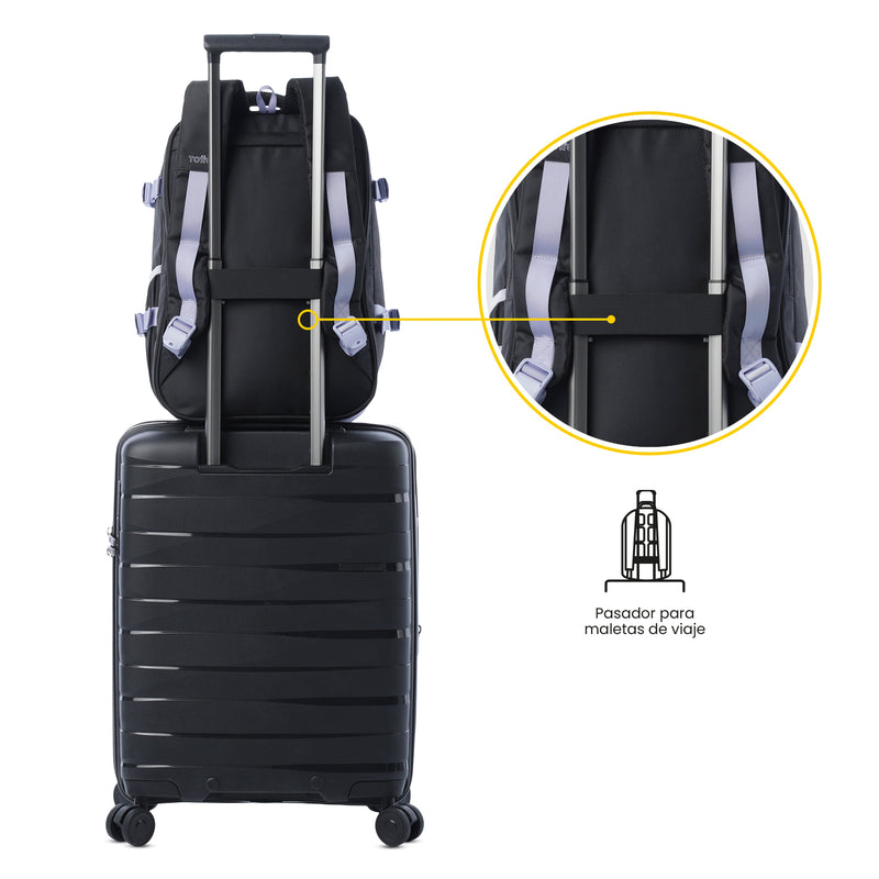 Morral Viajero Mediano Trip Morado