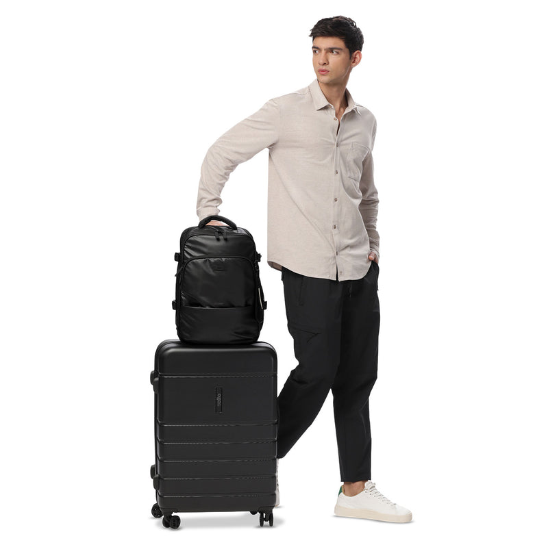 Morral Viajero Mediano Trip Negro