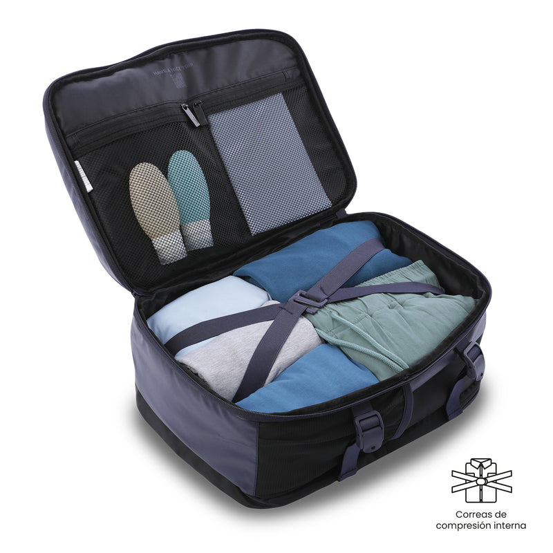 Mochila Viajera Mediana Trip Azul