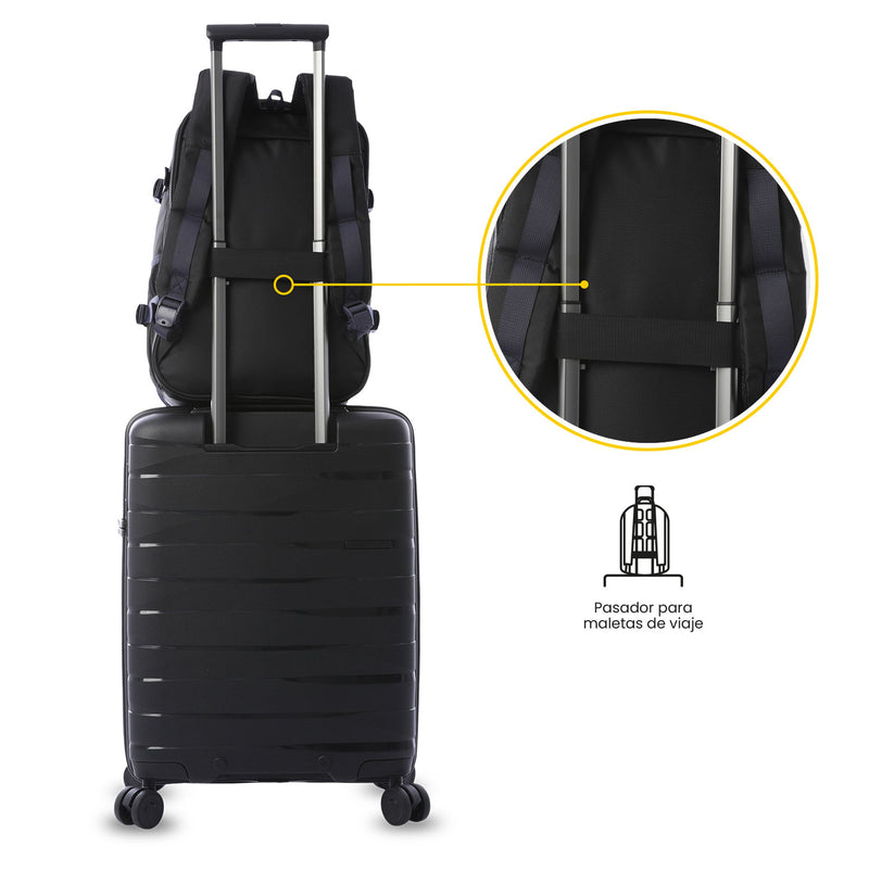 Mochila Viajera Mediana Trip Azul