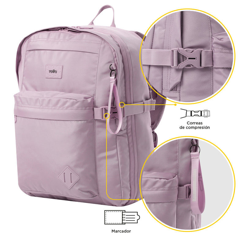 Mochila de Viaje Grande Easy Morado