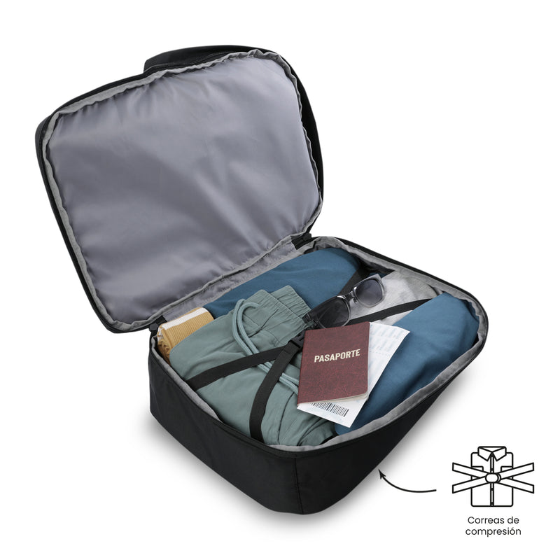 Mochila Viajero Grande Easy Negro