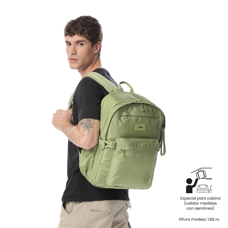 Mochila Viajero Grande Easy Verde