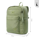 Mochila Viajero Grande Easy Verde