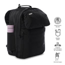 Mochila de Viaje Grande Elan Travel Negro