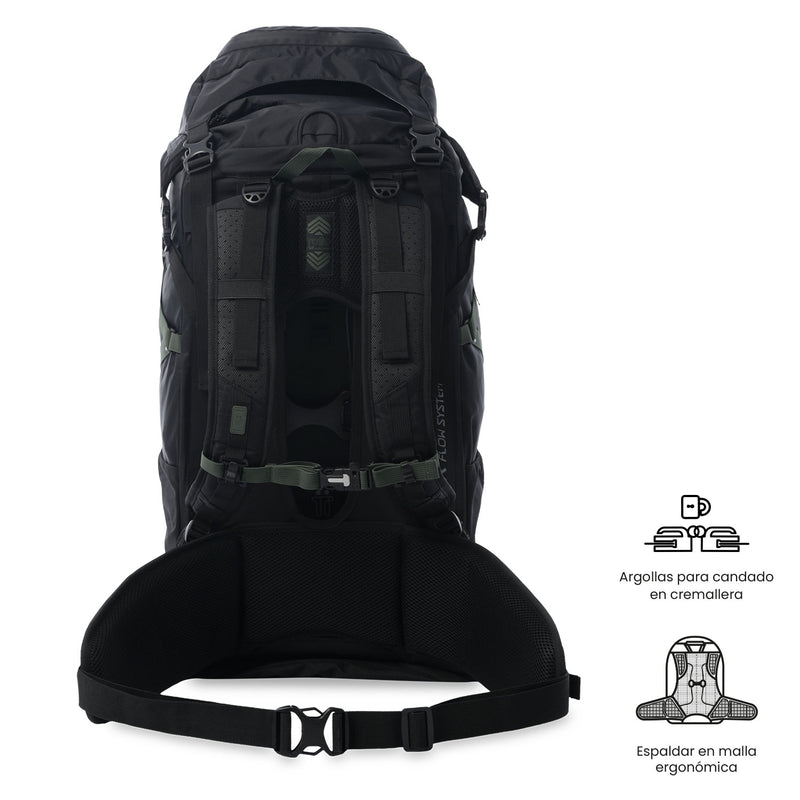 Mochila Outdoor Summit 65 Grande Negro