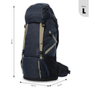 Mochila Outdoor Summit 65 Grande Azul