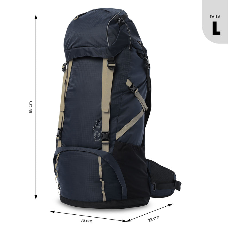 Mochila Outdoor Summit 65 Grande Azul