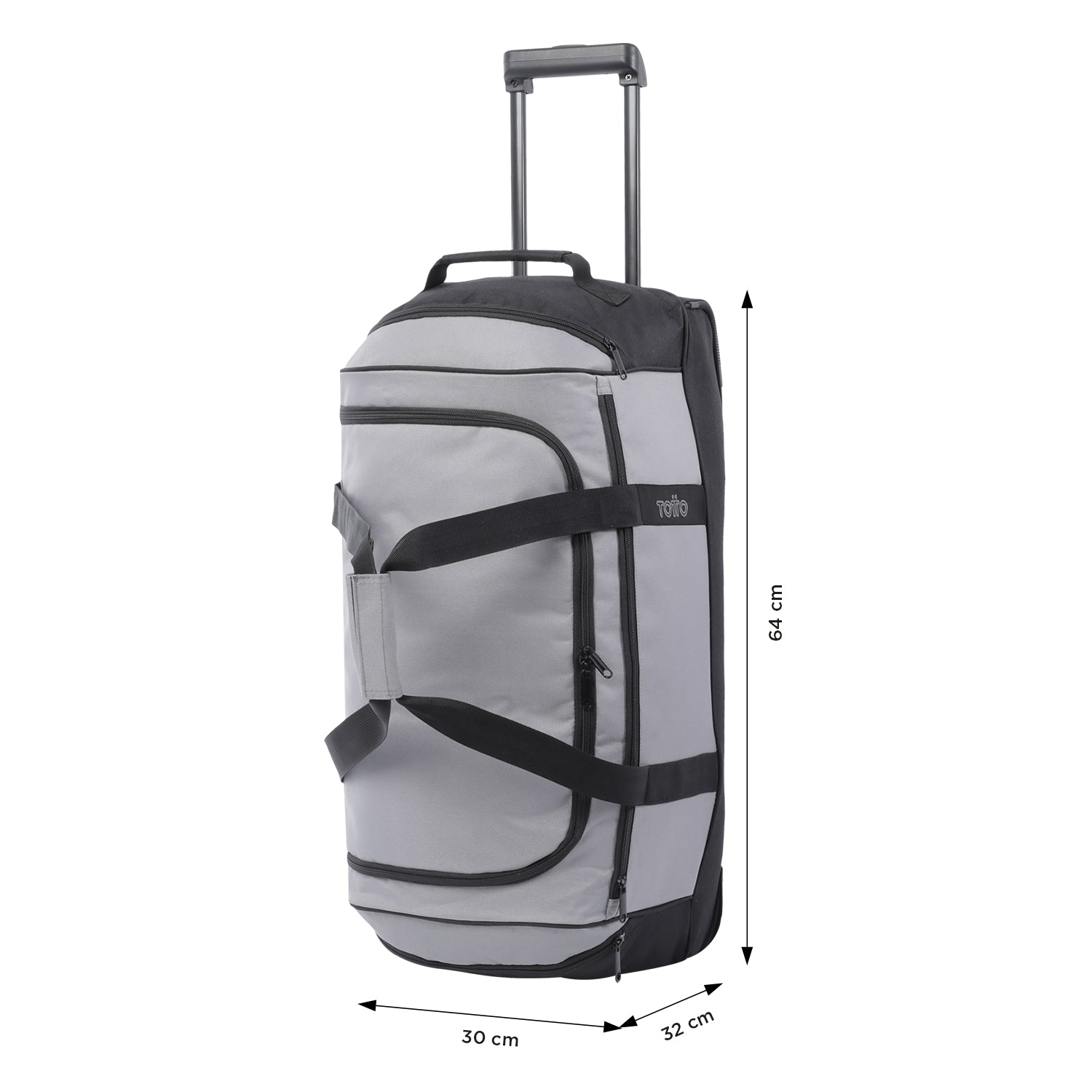 Bolso de Viaje Active Wheels - Color Gris Talla M