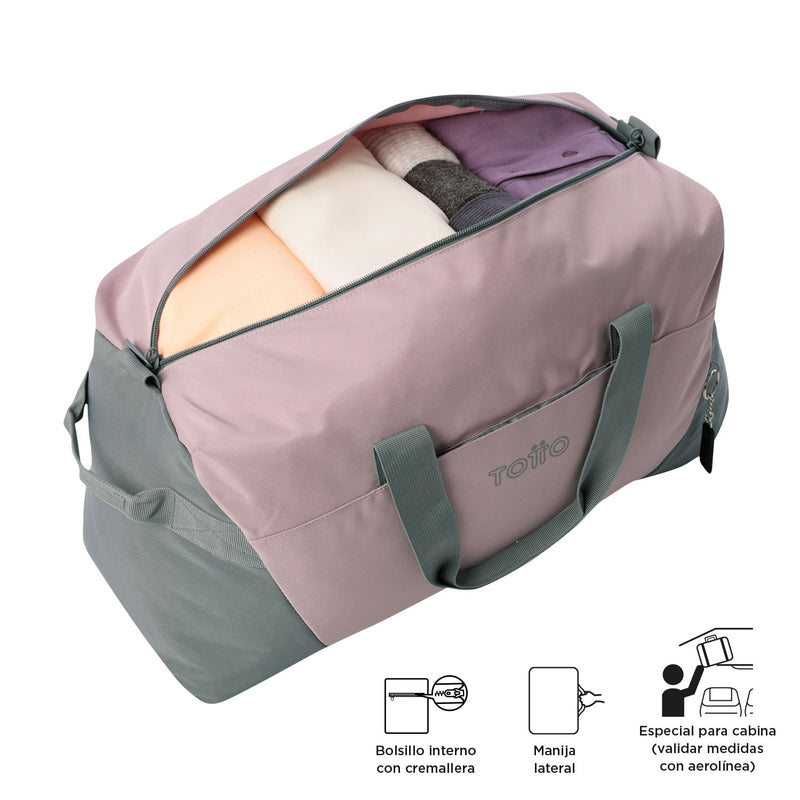 Bolso de viaje Active Pro Mediana Rosada