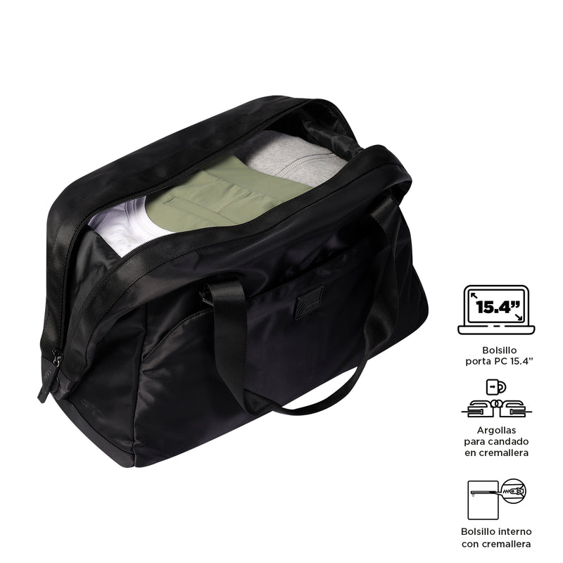 Bolso de Viaje Weekender Negro