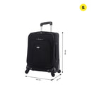 Maleta de Mano 360 Andromeda S Negra