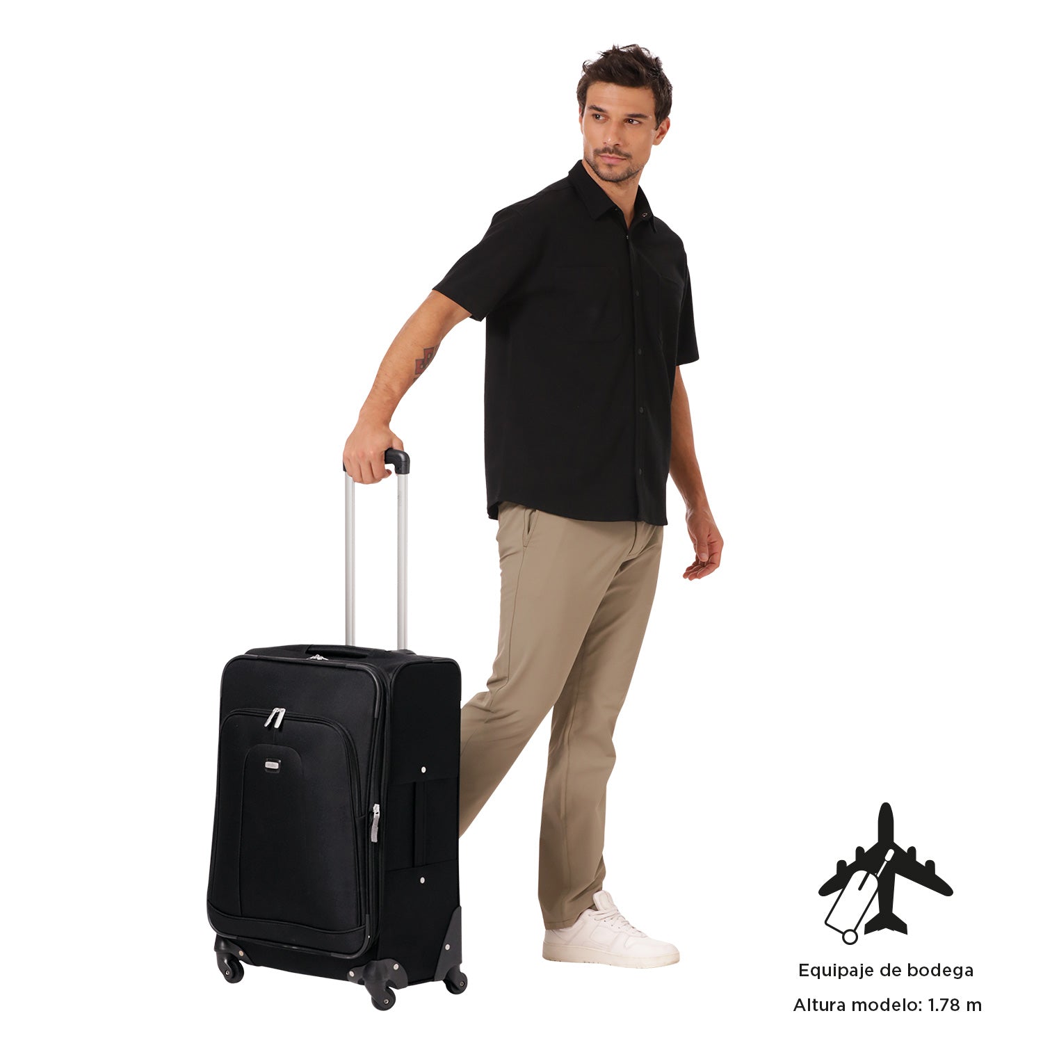 Maleta de 23 kilos 360 Andromeda 2.0 Negra