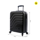 Maleta de Mano 360 Bazy S Negra