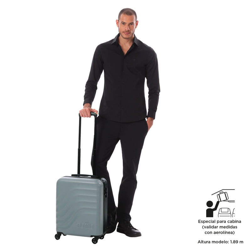 Maleta de Cabina 360 Bazy de 10 kilos Gris
