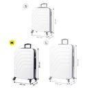 Maleta Viaje 360 Bazy M. - Color: Blanco