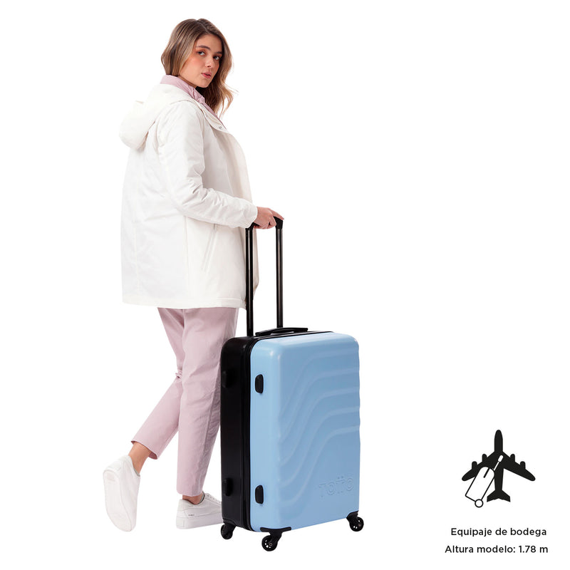 Maleta de 23 Kg 360 Bazy Mediana Azul