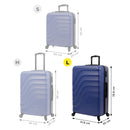 Maleta Viaje 360 Bazy L - Color: Azul