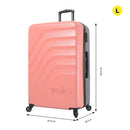 Maleta de Viaje 360 Bazy L - Color: Rosado