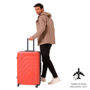 Maleta de viaje grande 360 Bazy L Roja