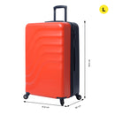 Maleta de viaje grande 360 Bazy L Roja