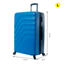 Maleta de viaje grande 360 Bazy L Azul