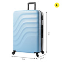 Maleta de Viaje Grande 360 Bazy Bodega Azul