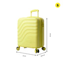 Maleta de Cabina 360 Bazy+ de 10 kilos Amarilla