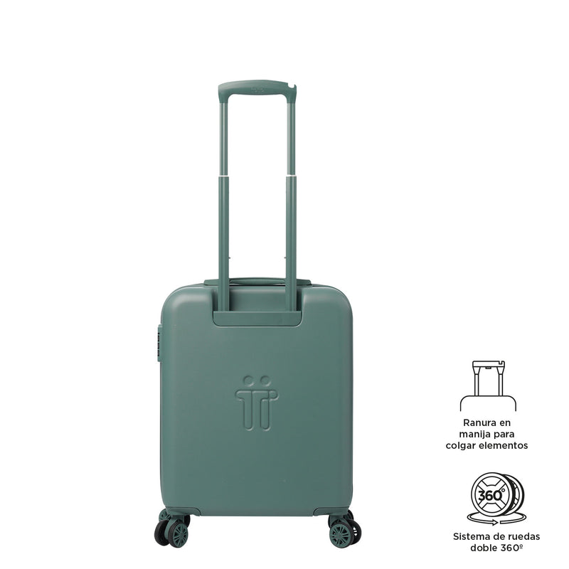 Maleta de Cabina 360 Bazy+ de 10 kilos Verde