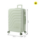 Maleta Viaje Mediana 360 Bazy+ M Verde