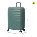 Maleta de 23 Kg 360 Bazy+ Mediana Verde