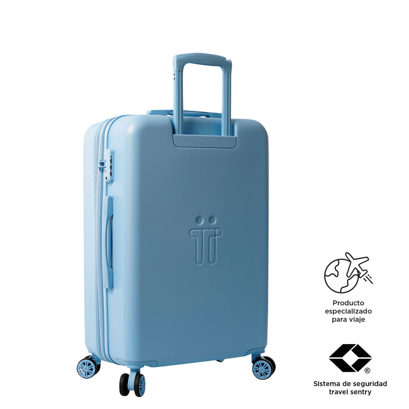 Maleta de 23 Kg 360 Bazy+ Mediana Azul