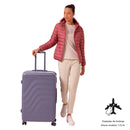 Maleta de viaje grande 360 Bazy+ L Morada