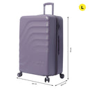 Maleta de viaje grande 360 Bazy+ L Morada