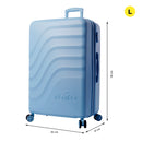 Maleta de Viaje Grande 360 Bazy+ Bodega Azul