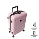 Maleta de 23 Kg 360 Harbor Mediana Rosada