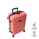 Maleta de 23 Kg 360 Harbor Mediana Rosada