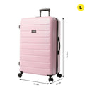Maleta de Viaje Grande 360 Harbor Bodega Rosada