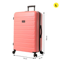 Maleta de Viaje Grande 360 Harbor Bodega Rosada