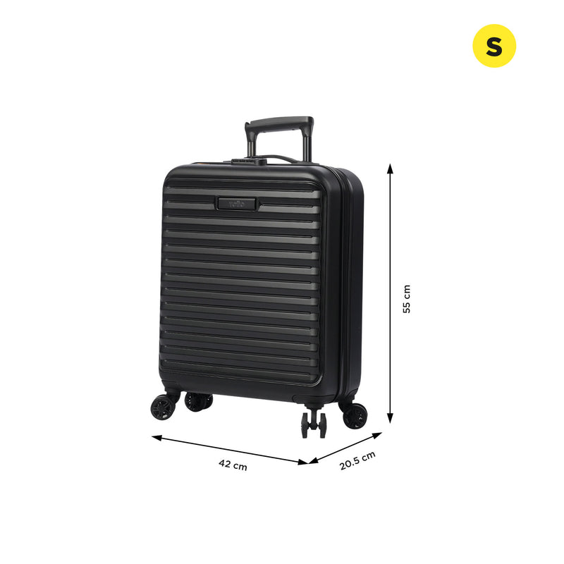 Maleta de Cabina 360 Helios de 10 kilos Negra