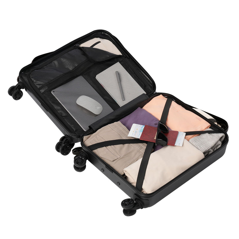 Maleta de Cabina 360 Helios de 10 kilos Negra