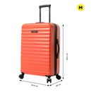 Maleta de 23 Kg 360 Helios Mediana Naranja
