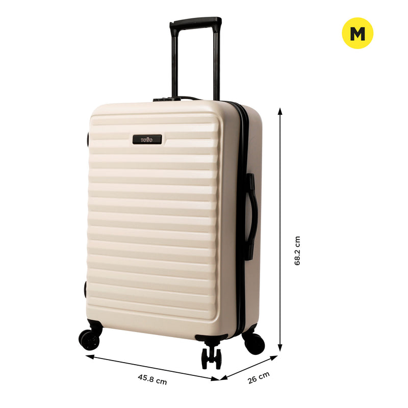 Maleta de 23 Kg 360 Helios Mediana Rosada